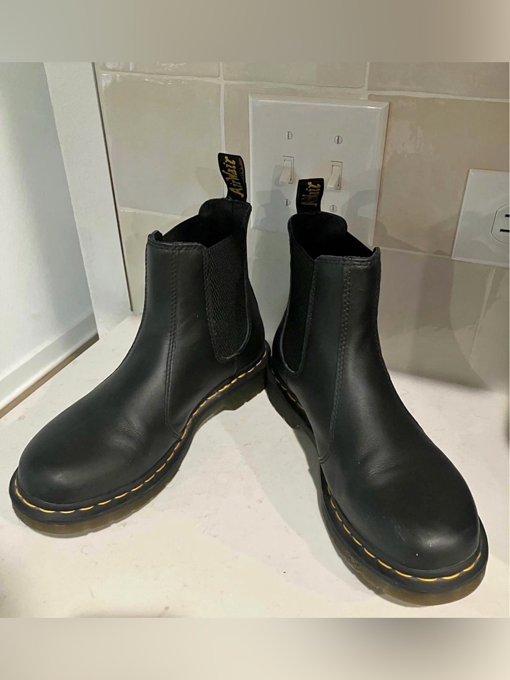 Black Dr. Martens Chelsea Boots